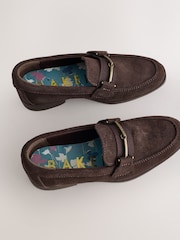 Baker by Ted Baker Smart Chocolate Brown Loafers - Image 3 of 7