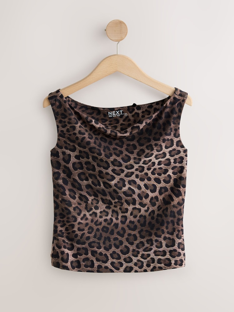 Animal Open Neck Vest - Image 1 of 3 Animal Open Neck Vest - Image 1 of 3