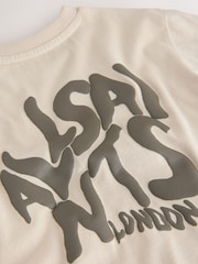 smALLSAINTS Neutral/Waffle Orlando T-Shirt and Shorts Younger Set - Image 10 of 11