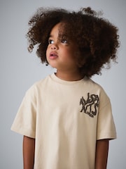 smALLSAINTS Neutral/Waffle Orlando T-Shirt and Shorts Younger Set - Image 2 of 11