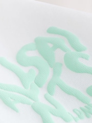 smALLSAINTS White Orlando Logo Oversized Crew Neck T-Shirt - Image 3 of 6