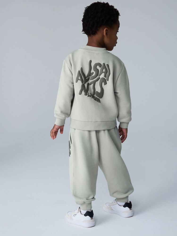 smALLSAINTS Mint Green Orlando Oversized Bomber Jacket and Joggers Younger Set - Image 2 of 16 smALLSAINTS Mint Green Orlando Oversized Bomber Jacket and Joggers Younger Set - Image 2 of 16