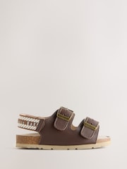 Baker by Ted Baker Double Strap Footbed Sandals - Image 1 of 5