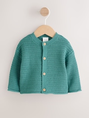 Vert - Cardigan texturé bébé (0mois-2ans) - Image 1 de 8