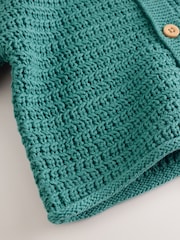 Vert - Cardigan texturé bébé (0mois-2ans) - Image 4 de 8