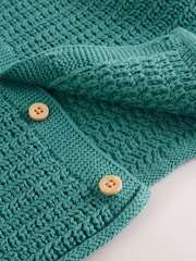 Vert - Cardigan texturé bébé (0mois-2ans) - Image 7 de 8