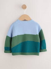 Blue/Green Baby Embroidered Cardigan (0mths-2yrs) - Image 2 of 6