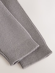 Charcoal Grey Zip front knitted Shacket (0mths-2yrs) - Image 6 of 7