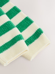 Verde - Striped Button Through Chenille Baby Cardigan (0mths-2yrs) - Imaginea 6 din 6