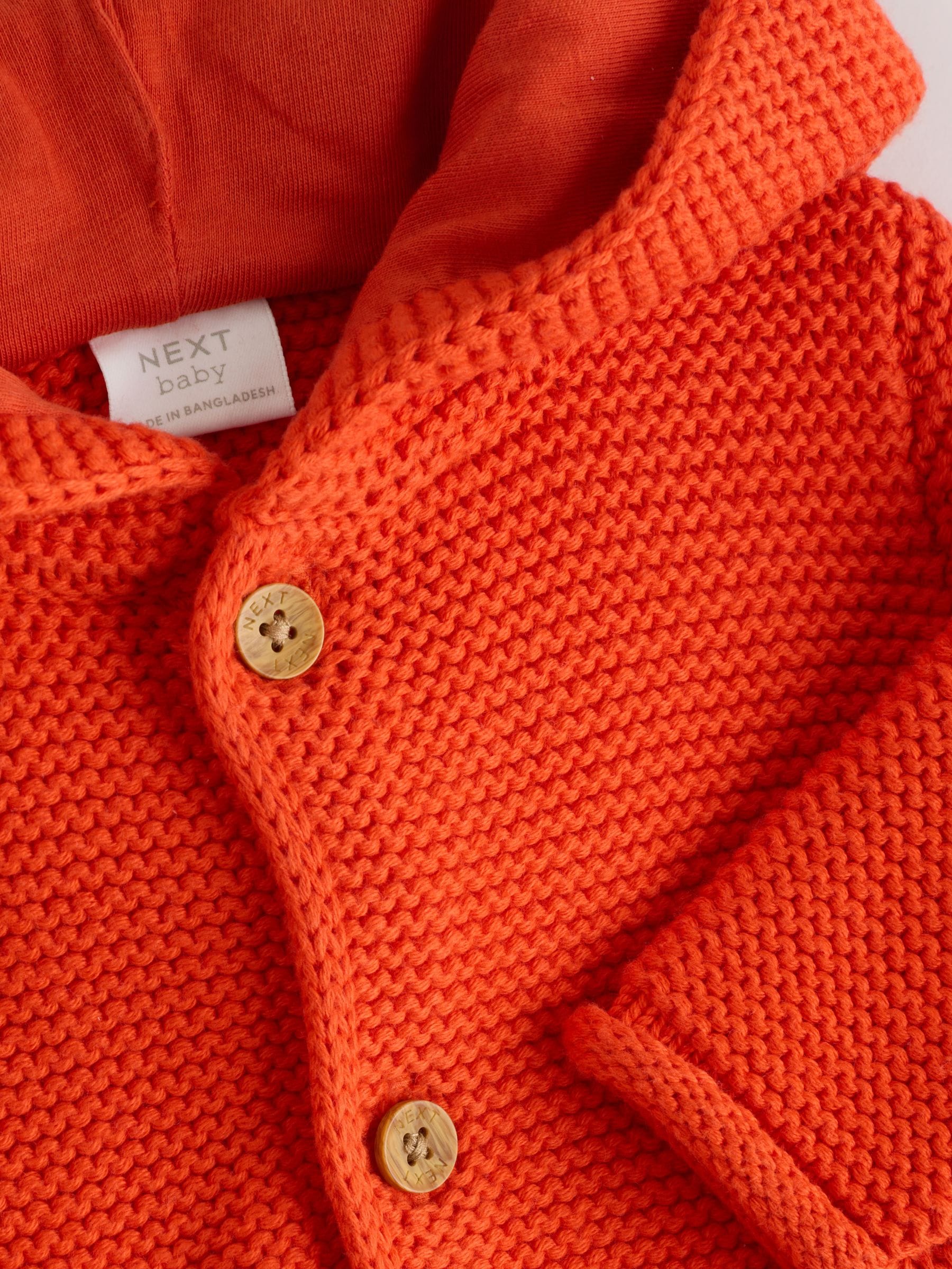 BABY カーディガン Buy Orange Knitted Baby Cardigan (0mths-2yrs) from Next USA