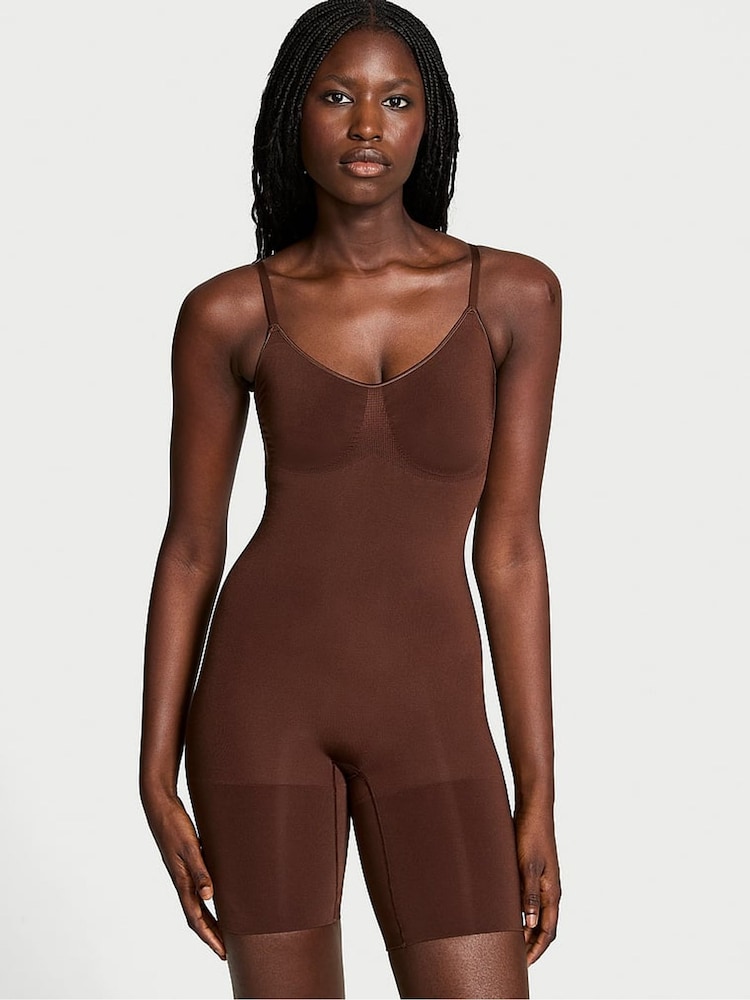 Victoria's Secret Ganache Nude Seamless Shaping™ Mid Thigh Bodysuit - Image 1 of 4
