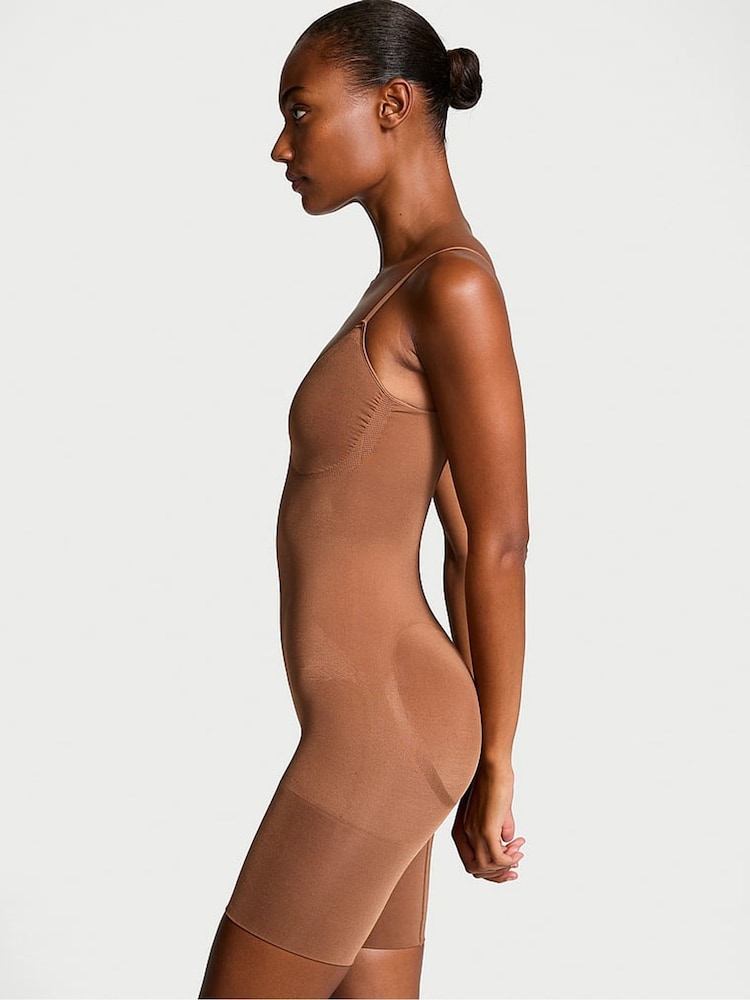 Victoria's Secret Caramel Nude Seamless Shaping™ Mid Thigh Bodysuit - Image 3 of 3