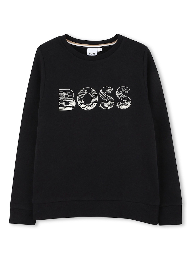 BOSS Black Logo Sweatshirt - Image 1 of 3 BOSS Black Logo Sweatshirt - Image 1 of 3
