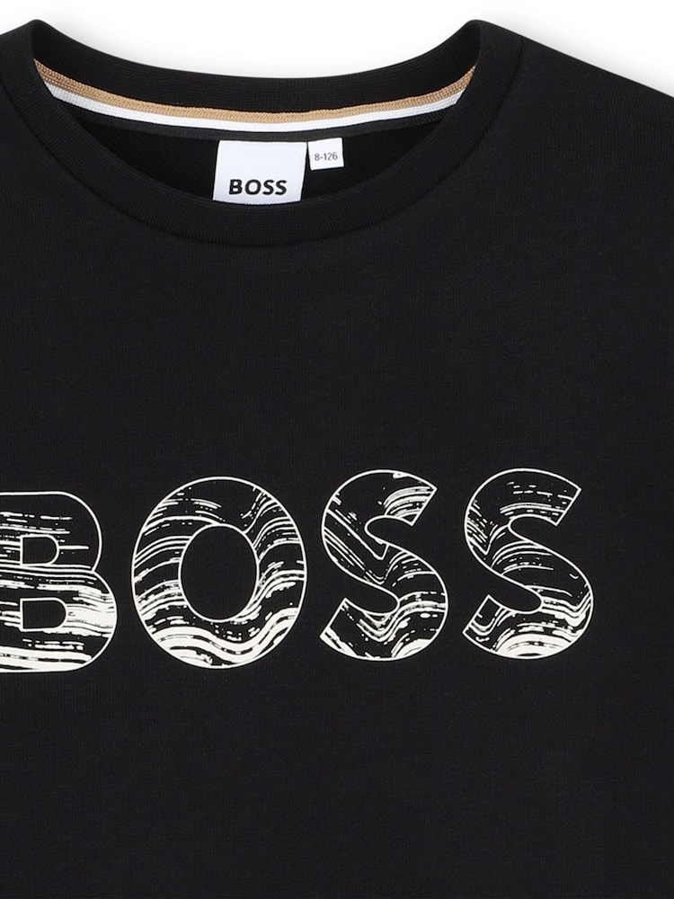 BOSS Black Logo Sweatshirt - Image 3 of 3 BOSS Black Logo Sweatshirt - Image 3 of 3