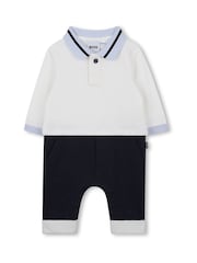 BOSS White All-In-One Smart Top and Trousers - Image 1 of 3