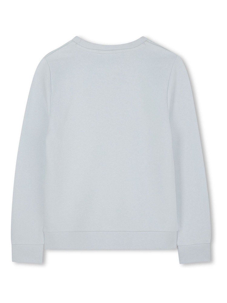 BOSS Blue Logo Sweatshirt - Image 2 of 4 BOSS Blue Logo Sweatshirt - Image 2 of 4