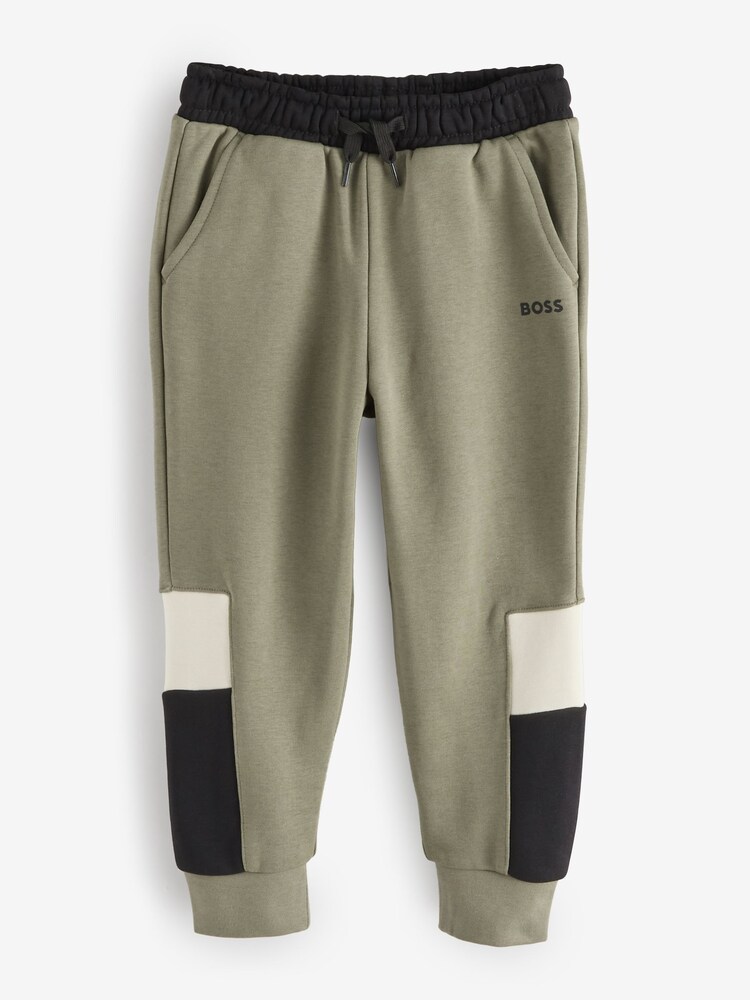 BOSS Green Cuffed Ankle Logo Joggers - Image 1 of 1