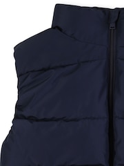 BOSS Blue Sleevless Puffer Gilet - Image 3 of 3