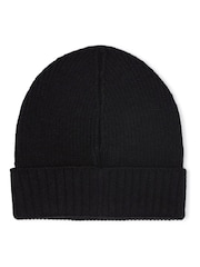 BOSS Black Logo Beanie Hat - Image 2 of 3