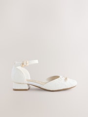 Baker by Ted Baker Glitter Bow Ocassion Heel Shoes - Image 2 of 6