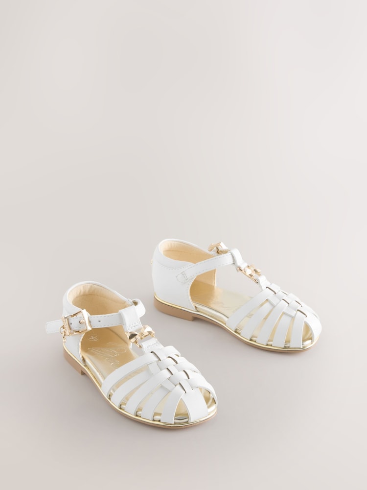 Baker by Ted Baker Ocassion Bow Charm Fisherman Sandals - Image 1 of 5