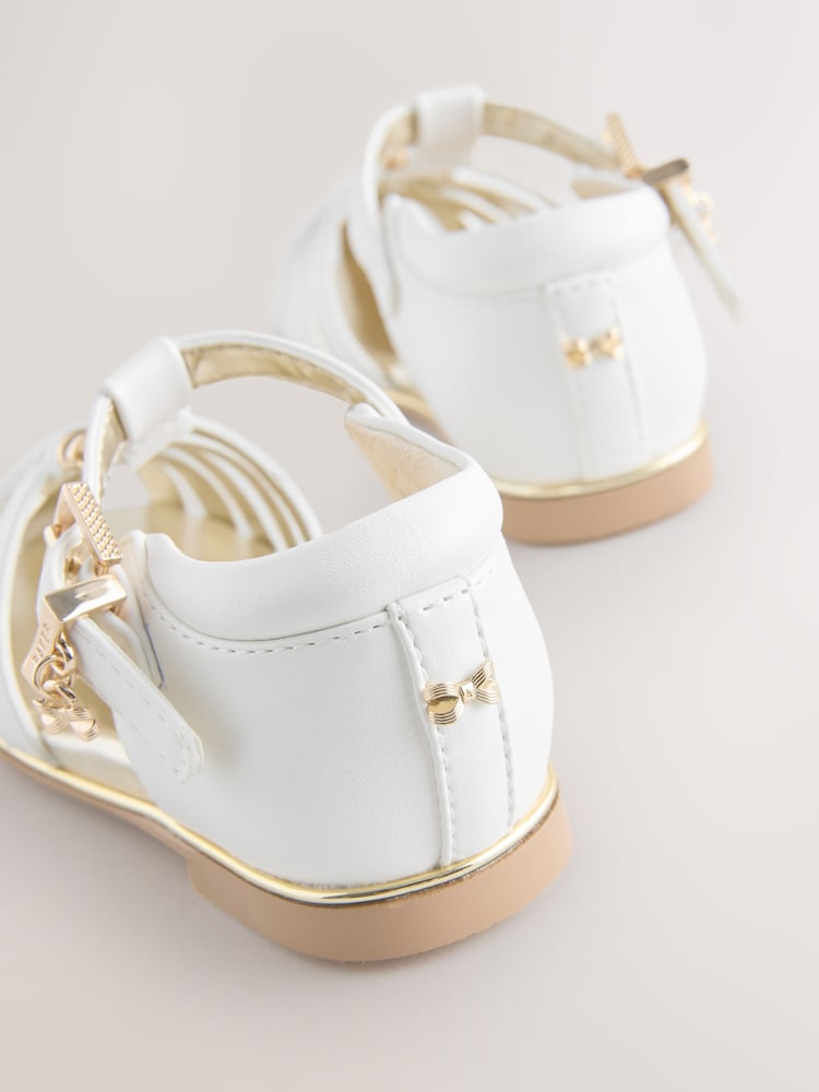 Baker by Ted Baker Ocassion Bow Charm Fisherman Sandals - Image 5 of 5