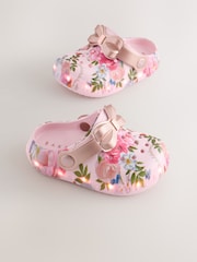 وردي زهور - Baker by Ted Baker Girls Bow Clog Sandals - صورة 1 من 7
