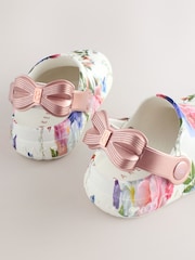 أبيض زهور - Baker by Ted Baker Girls Bow Clog Sandals - صورة 4 من 7