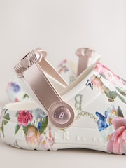 Baker by Ted Baker Bow Clog White Sandals - Image 6 of 6