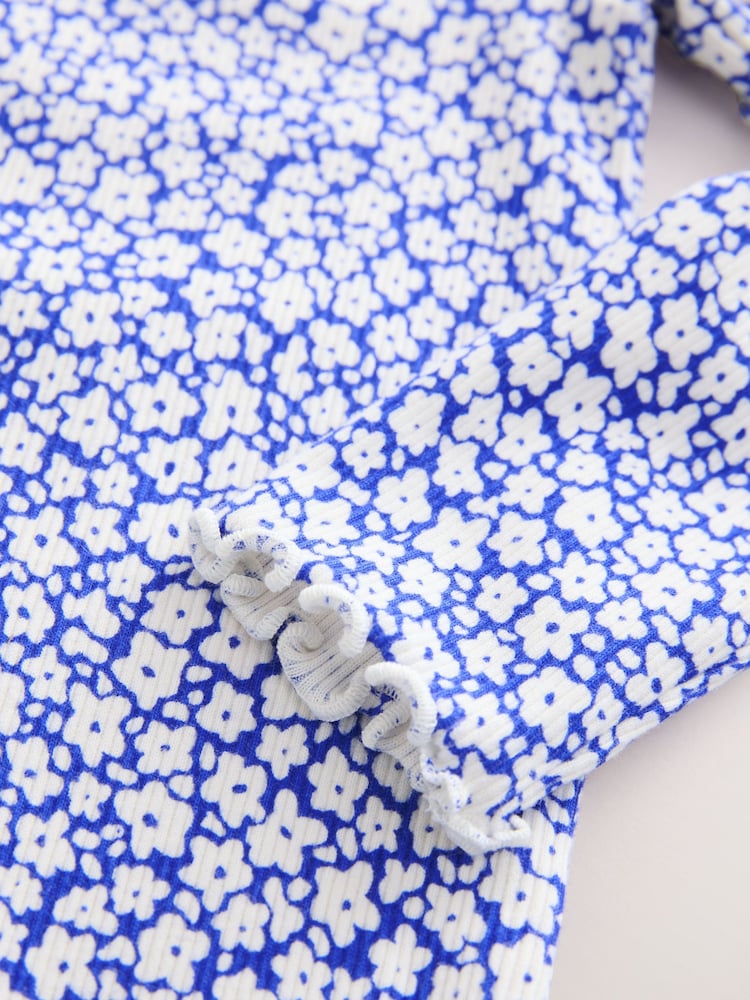 Lemon Yellow Dog - Long sleeve Embroidered Ribbed Top (3mths-7yrs) - صورة 4 من 4 Lemon Yellow Dog - Long sleeve Embroidered Ribbed Top (3mths-7yrs) - صورة 4 من 4