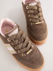 Baker by Ted Baker Girls Tape Trainers with Gum Sole - Image 5 of 5