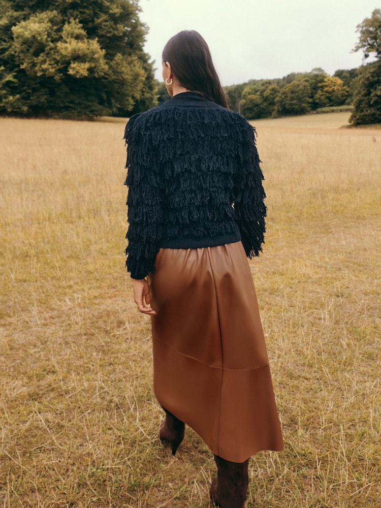 Friends Like These Navy Tassle Detail Cardigan - Image 4 of 4