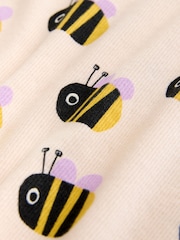 Ecru White Bee - Short Sleeve Rib T-Shirt (3mths-7yrs) - Imagen 6 de 7