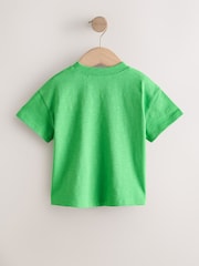 Green Rainbow - 半袖 刺繍入り Tシャツ（3か月〜7 歳） - 画像 6 / 8