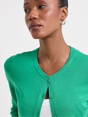 JD Williams Green Crew Neck Cardigan - Image 4 of 4