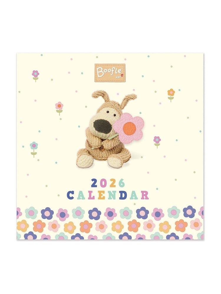 Portico Designs Cream 2026 Boofle Square Wall Calendar & Slim Diary - Image 2 of 6