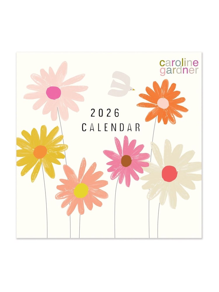 Portico Designs 2026 Posie Square Wall Calendar & Slim Diary - Image 2 of 6 Portico Designs 2026 Posie Square Wall Calendar & Slim Diary - Image 2 of 6