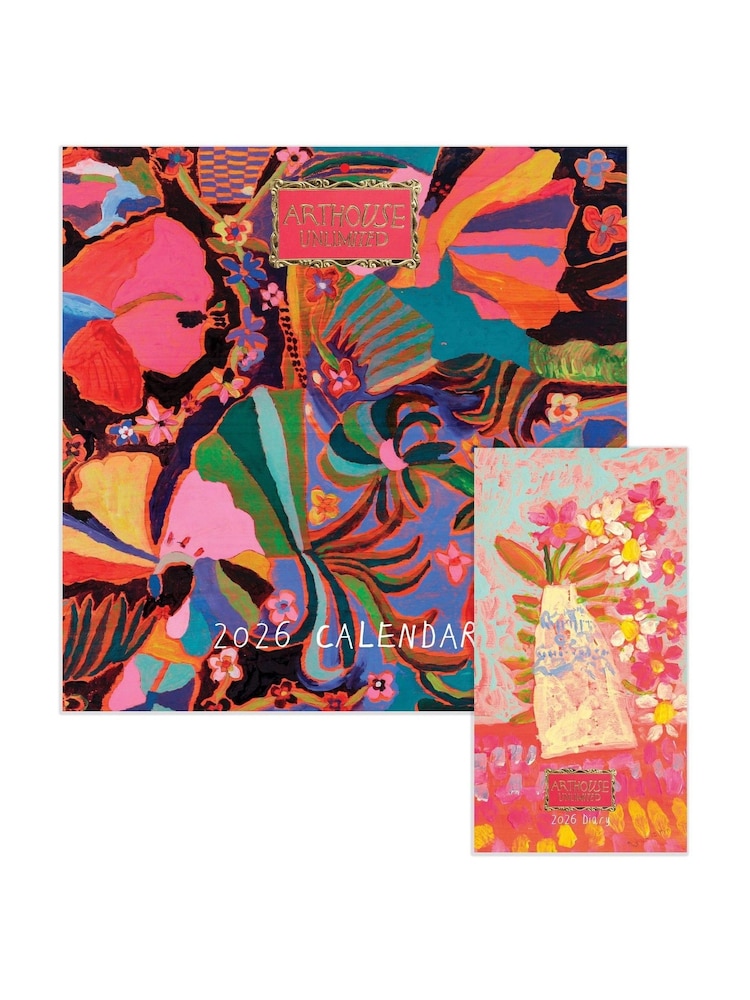 Portico Designs 2026 Arthouse Unlimited Square Wall Calendar & Slim Diary - Image 1 of 6 Portico Designs 2026 Arthouse Unlimited Square Wall Calendar & Slim Diary - Image 1 of 6