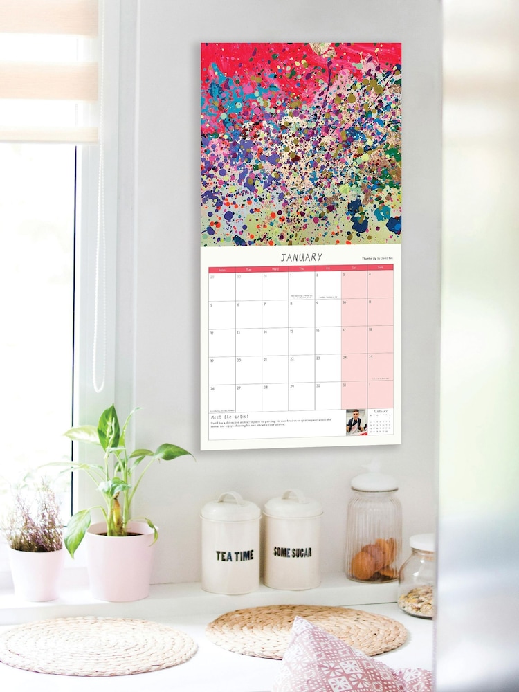Portico Designs 2026 Arthouse Unlimited Square Wall Calendar & Slim Diary - Image 2 of 6 Portico Designs 2026 Arthouse Unlimited Square Wall Calendar & Slim Diary - Image 2 of 6