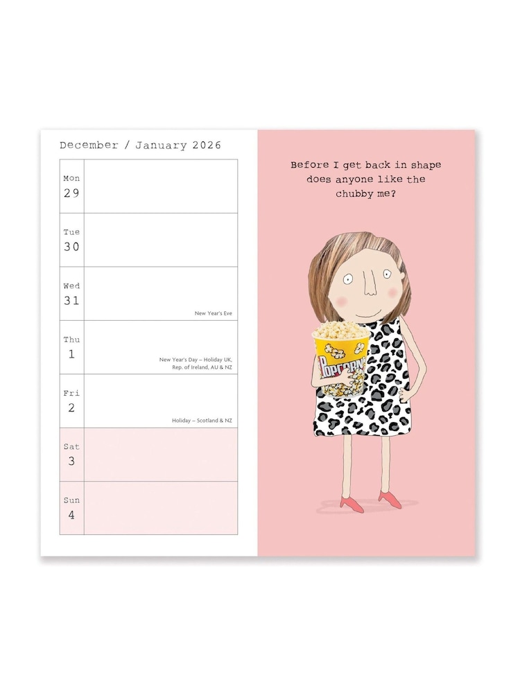 Portico Designs 2026 Rosie Made a Thing Square Wall Calendar & Slim Diary - Image 6 of 6
