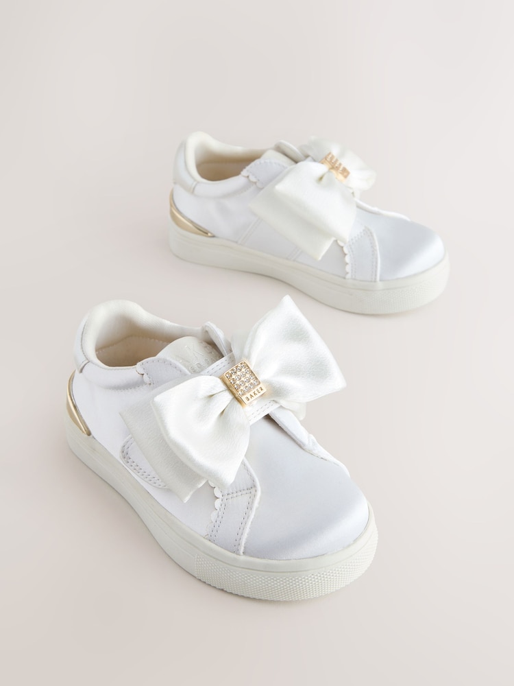Baker by Ted Baker Organza Bow Trainers - Image 1 of 7 Baker by Ted Baker Organza Bow Trainers - Image 1 of 7