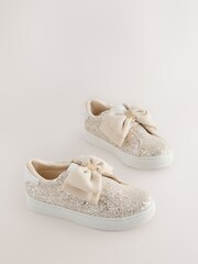 Baker by Ted Baker Organza Bow Trainers - Image 1 of 5
