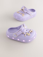 بنفسجي فاتح - Baker by Ted Baker Girls Bow Charm Clog Sandals - صورة 1 من 6