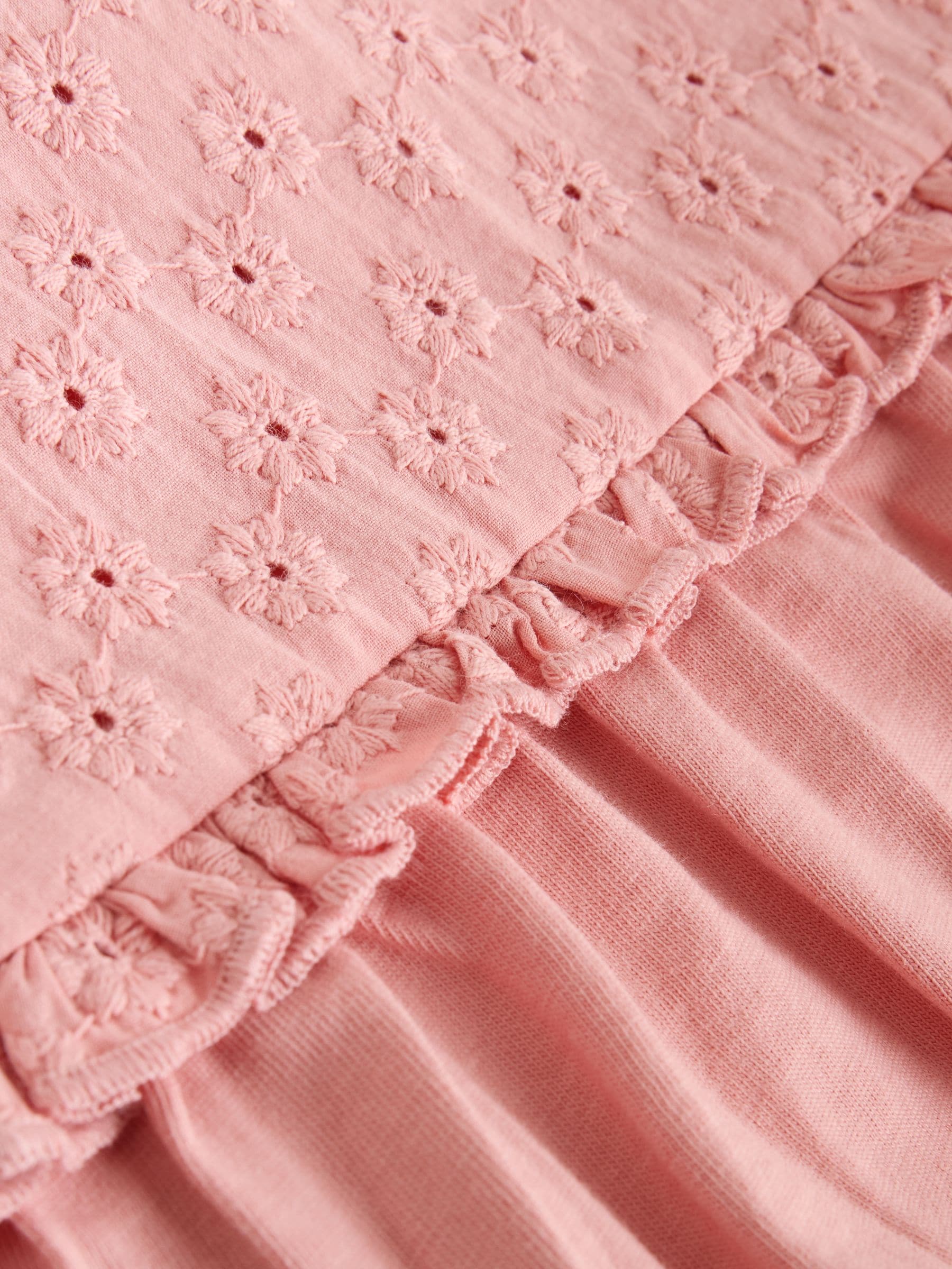 Buy Tonal Pink Broderie 3 Pack Baby Rompers from Next USA
