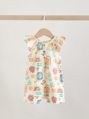 Natural Scandi Printed Jersey Baby Rompers 2 Pack - Image 3 of 11