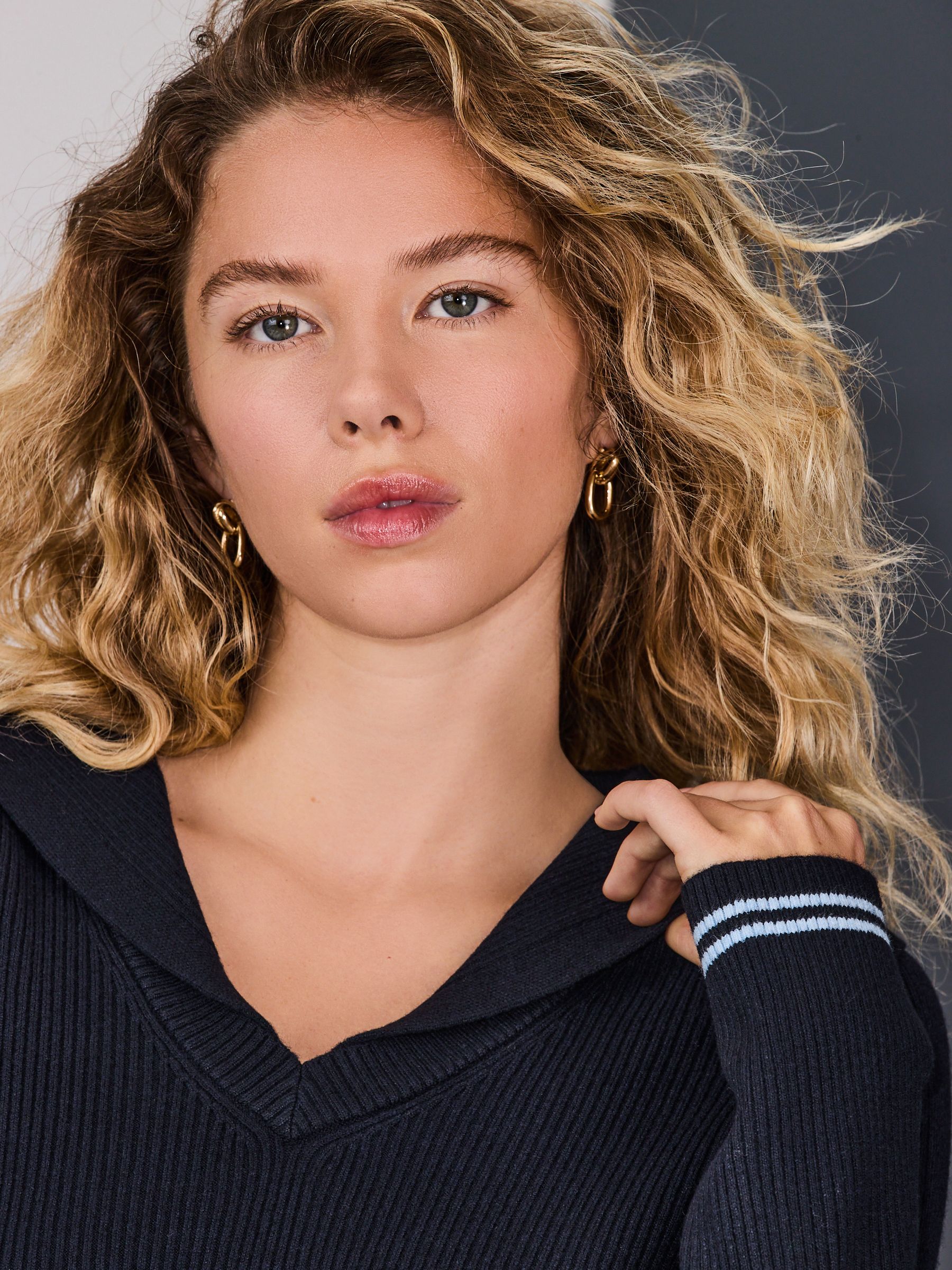 Buy Navy Blue Supersoft Sailor Collar Layered Jumper from Next USA