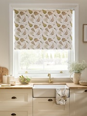 Natural Ready Made Blackout Kitchen Roller Blind Apples & Pears - Image 1 of 6