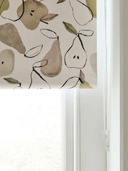 Natural Ready Made Blackout Kitchen Roller Blind Apples & Pears - Image 4 of 6