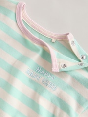 Pink Stripe Long Sleeve Top And Leggings Set 6 Piece (0mths-3yrs) - Image 14 of 17