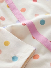 Ecru White Rainbow Long Sleeve Bag Top (3mths-7yrs) - Image 9 of 9